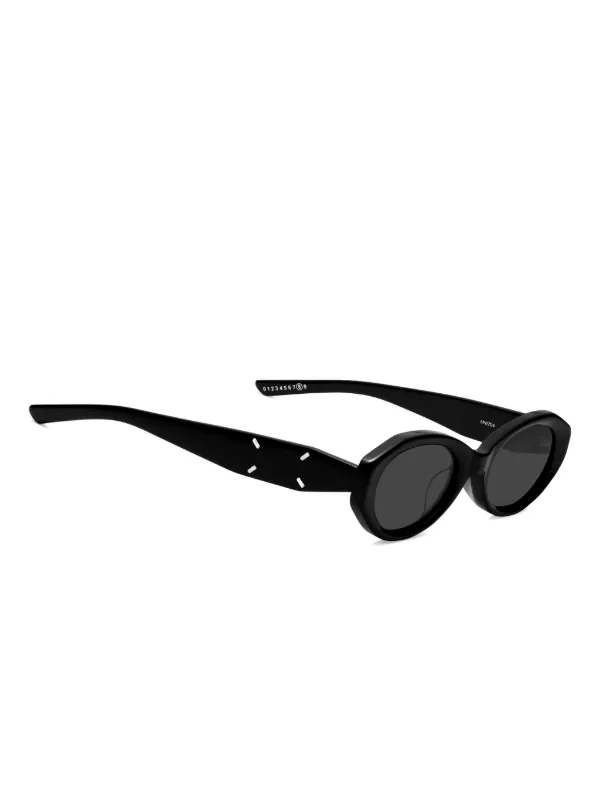 Maison Margiela x Gentle Monster oval-frame Sunglasses | Black