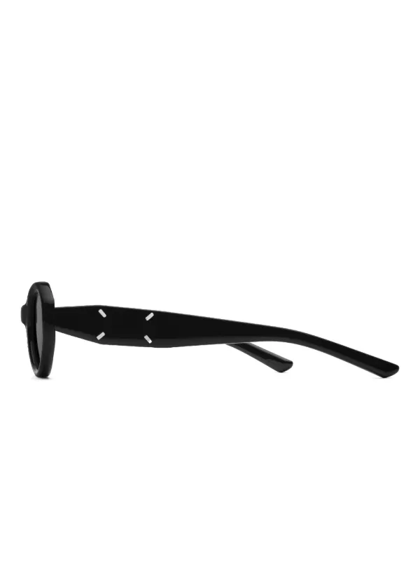 Maison Margiela x Gentle Monster oval-frame Sunglasses | Black