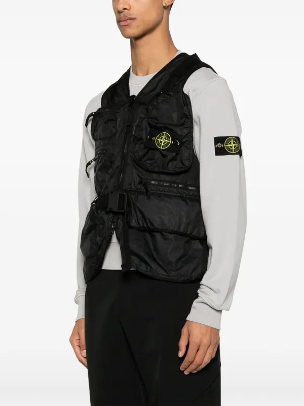 Stone Island Membrana 3L TC ベスト | ブラック | FARFETCH JP