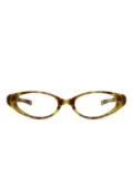 Maison Margiela x Gentle Monster cat-eye glasses - Yellow