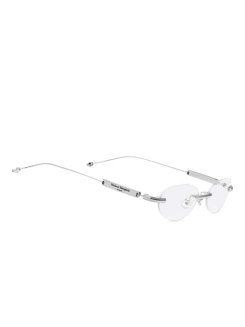 Maison Margiela x Gentle Monster bril met randloos montuur Zilver