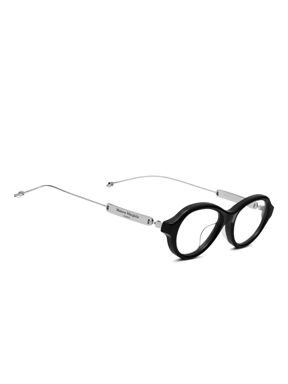 Maison Margiela x Gentle Monster zonnebril met rond montuur Zwart