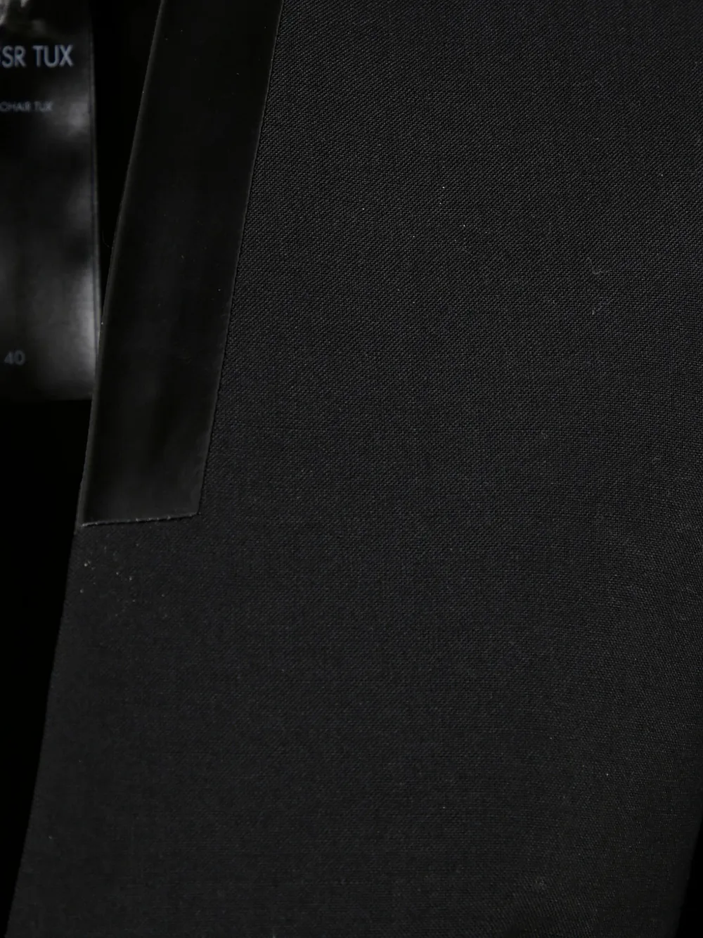 SAPIO Blazer met sjaalkraag en enkele knoop Zwart