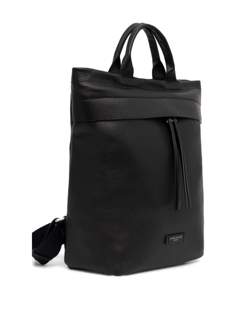 GIANNI CHIARINI Rugzak met logopatch Zwart