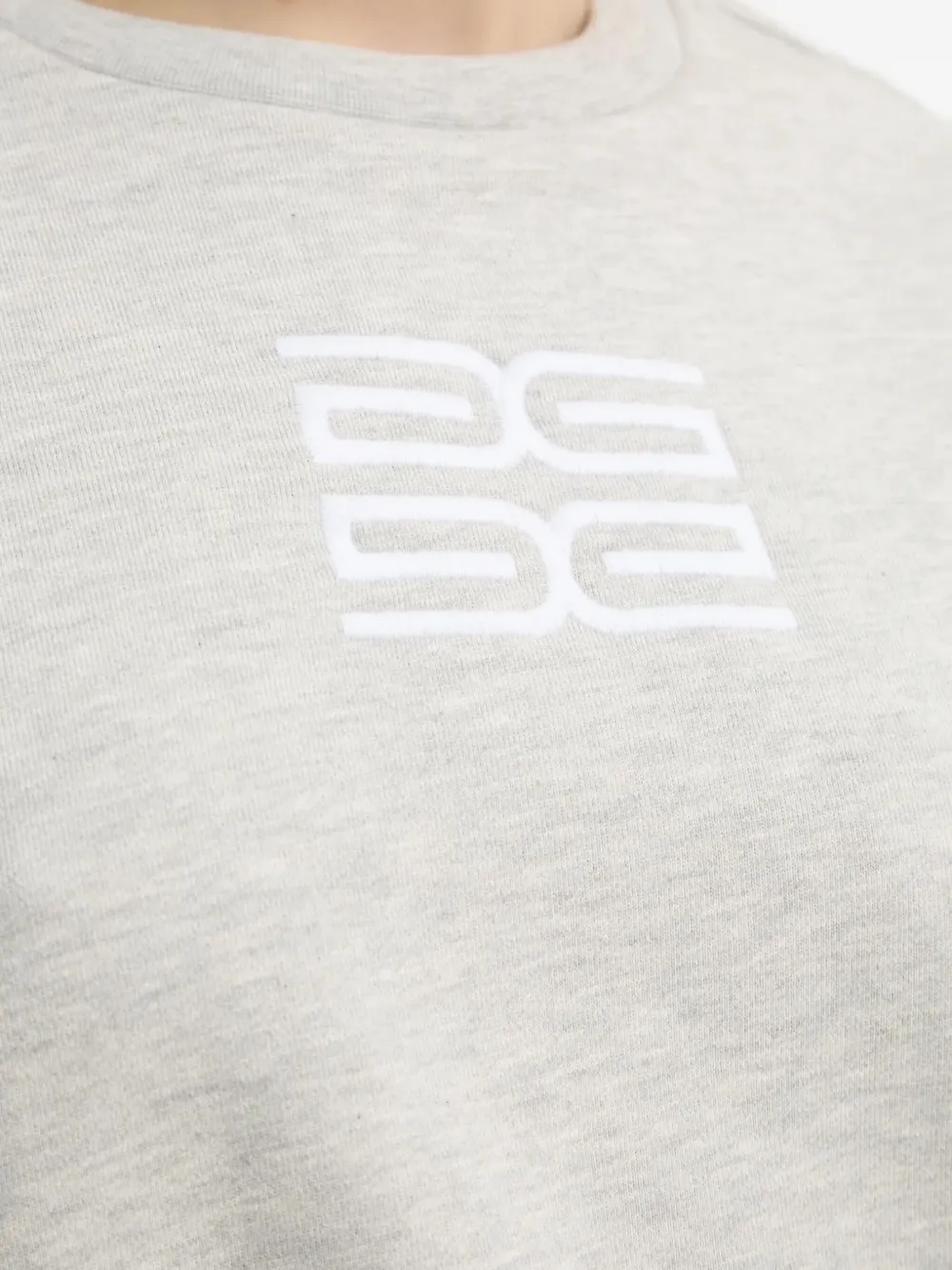 Gestuz Sweater met geborduurd logo Grijs