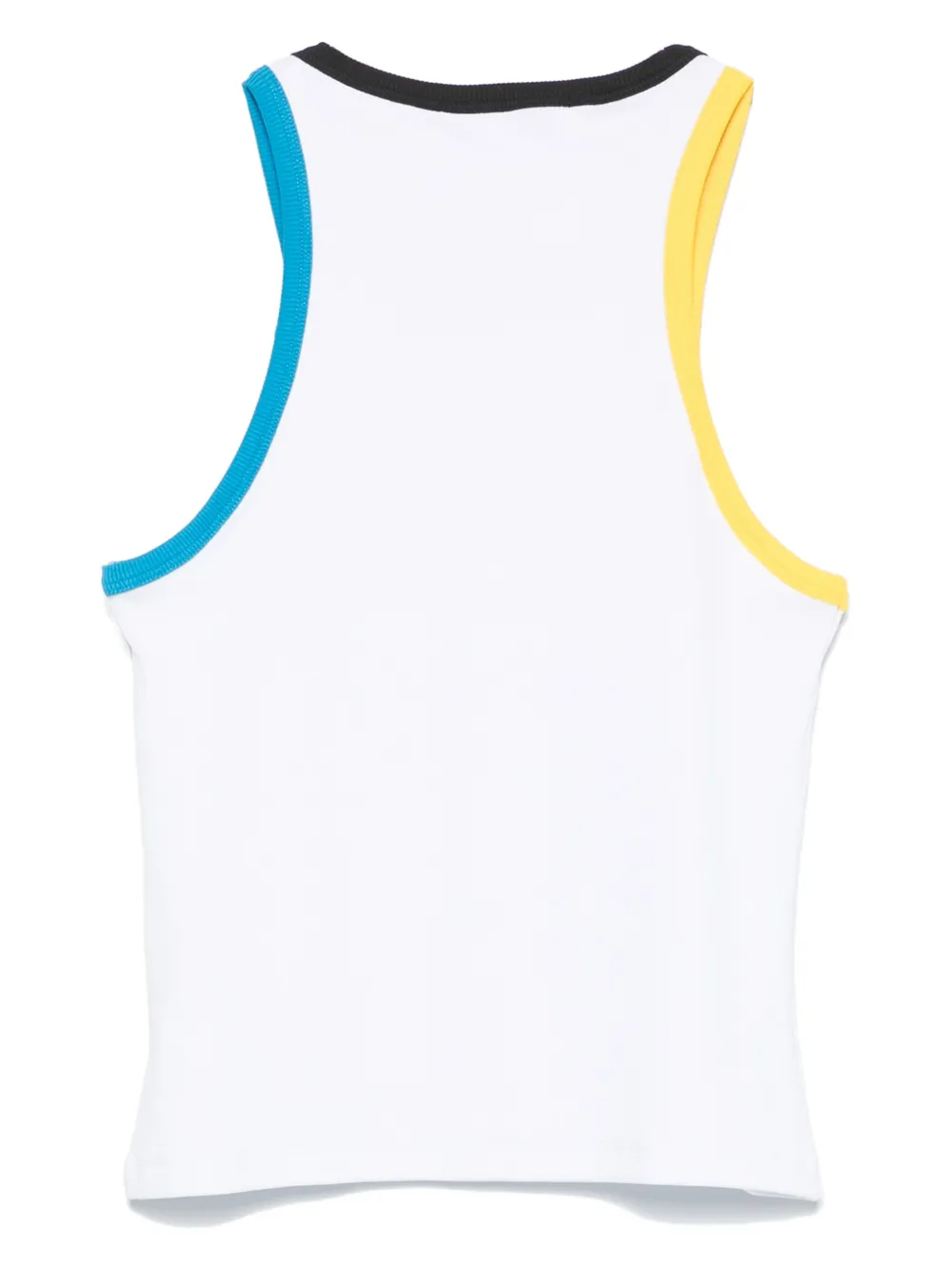 MSGM Tanktop met geborduurd logo - Wit