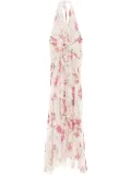 Blumarine floral-print maxi dress - White