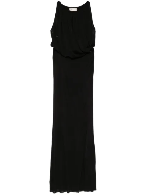 Blumarine draped-detail maxi dress