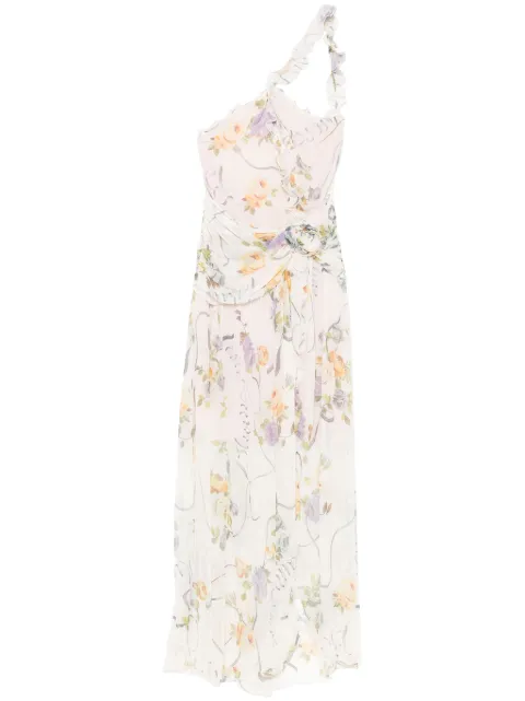 Blumarine vestido largo con estampado floral