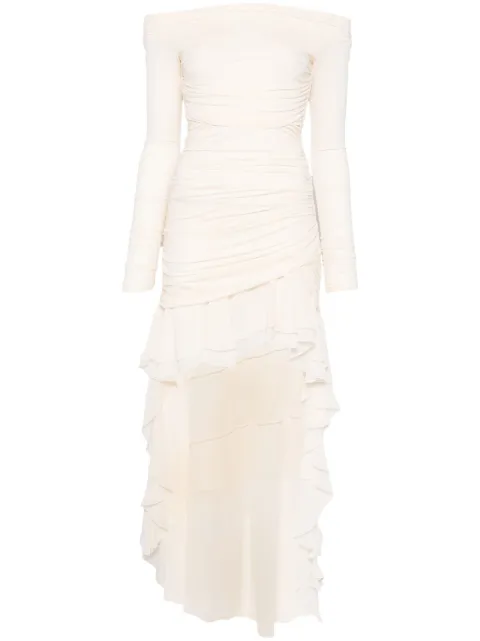 Blumarine asymmetric mini dress