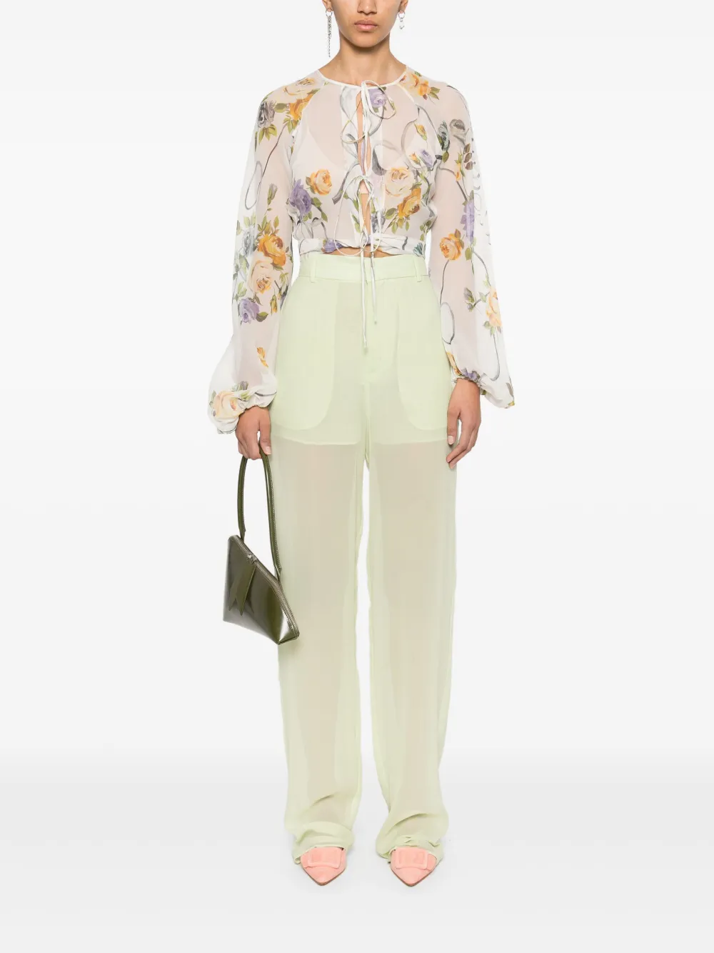 Blumarine Shirt met print - Wit