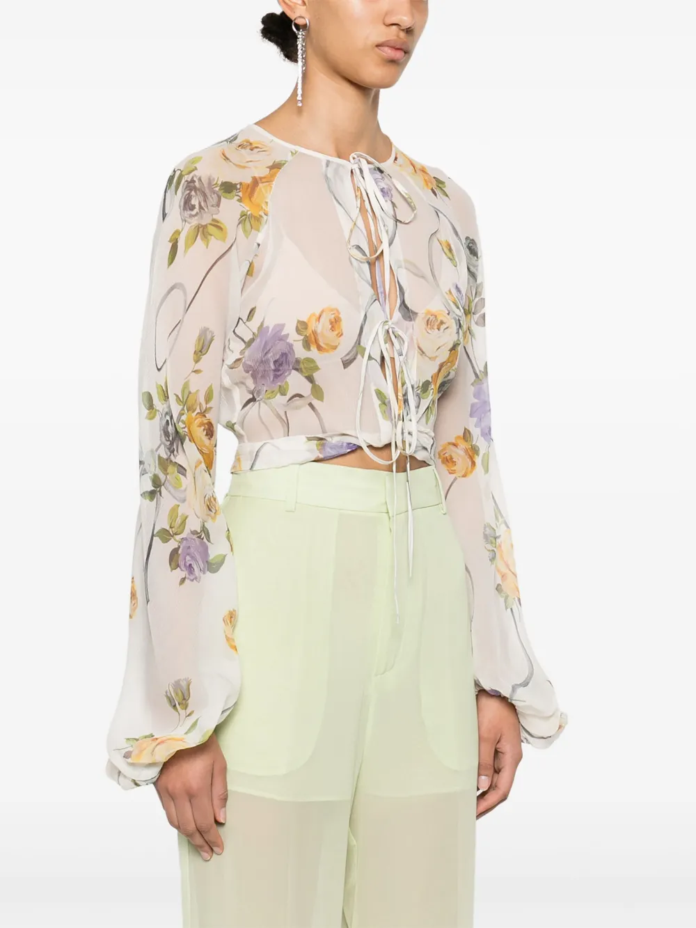 Blumarine Shirt met print Wit