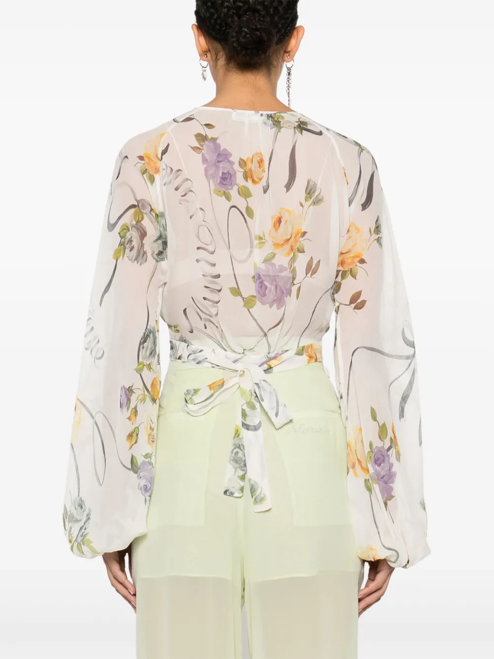 Blumarine Shirt met print Wit