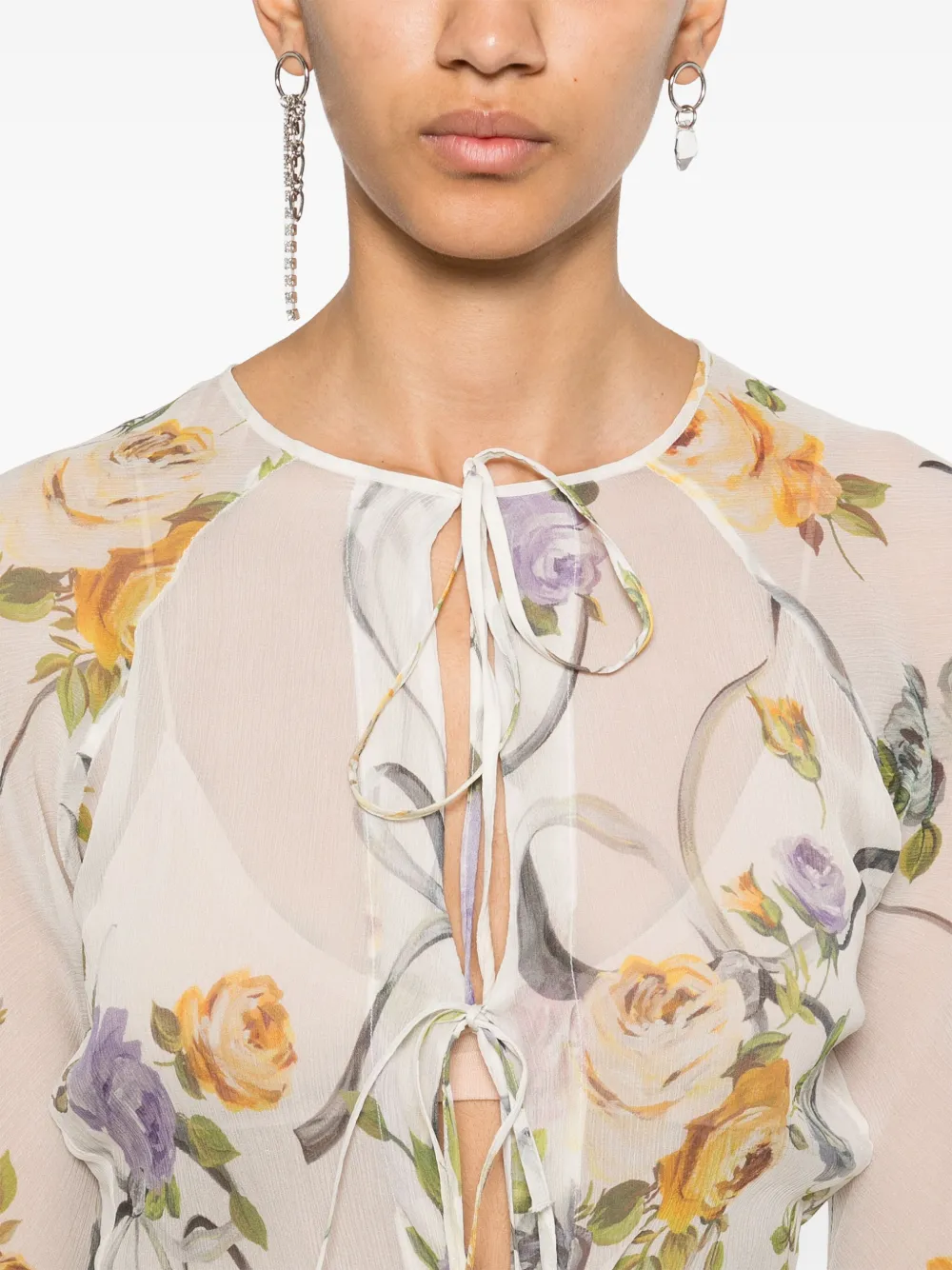 Blumarine Shirt met print Wit