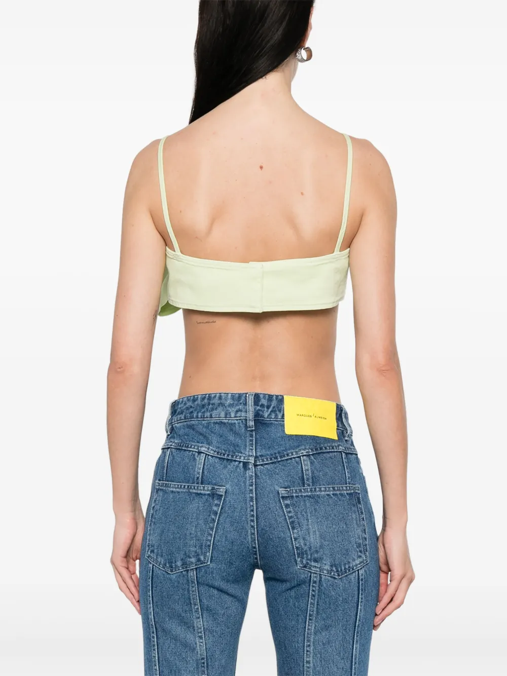 Blumarine Top met strik Groen