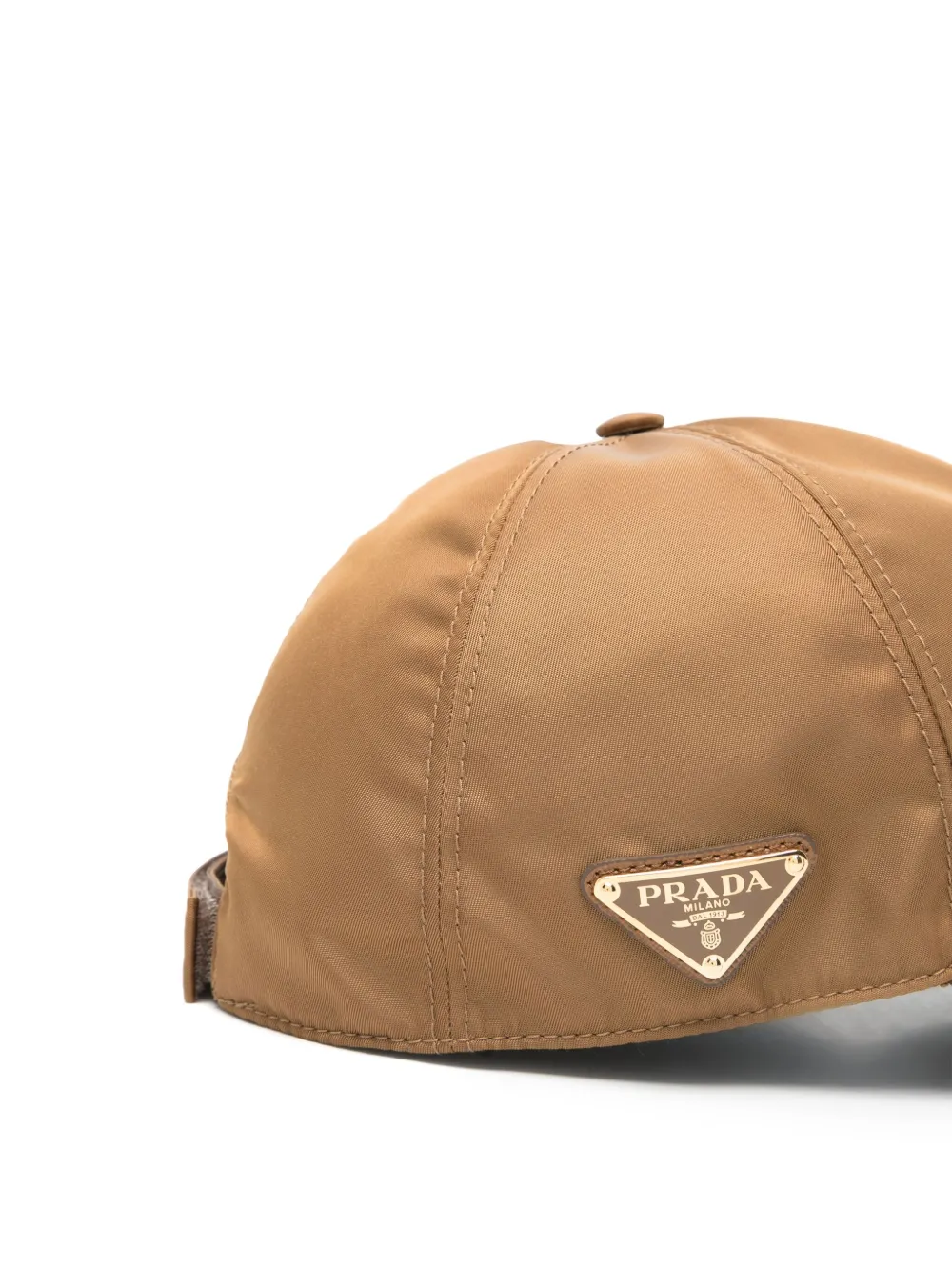 Prada triangle-logo cap - Bruin