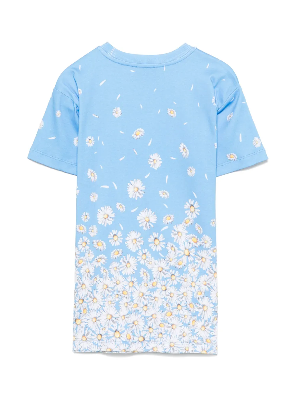 Moschino Kids floral-print dress - Blauw