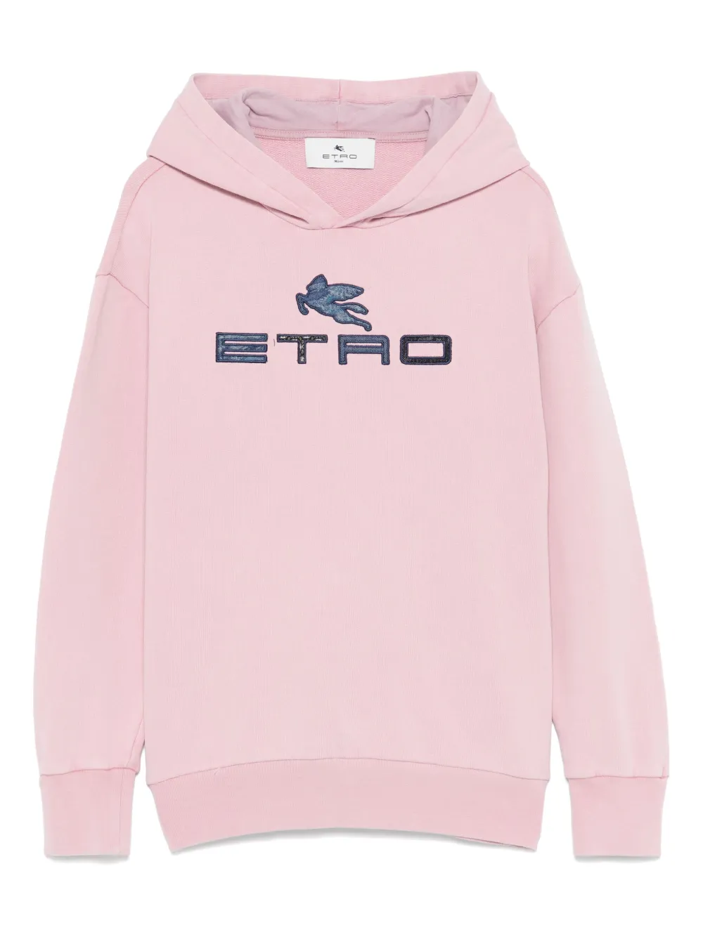 ETRO KIDS Hoodie met geborduurd logo Roze