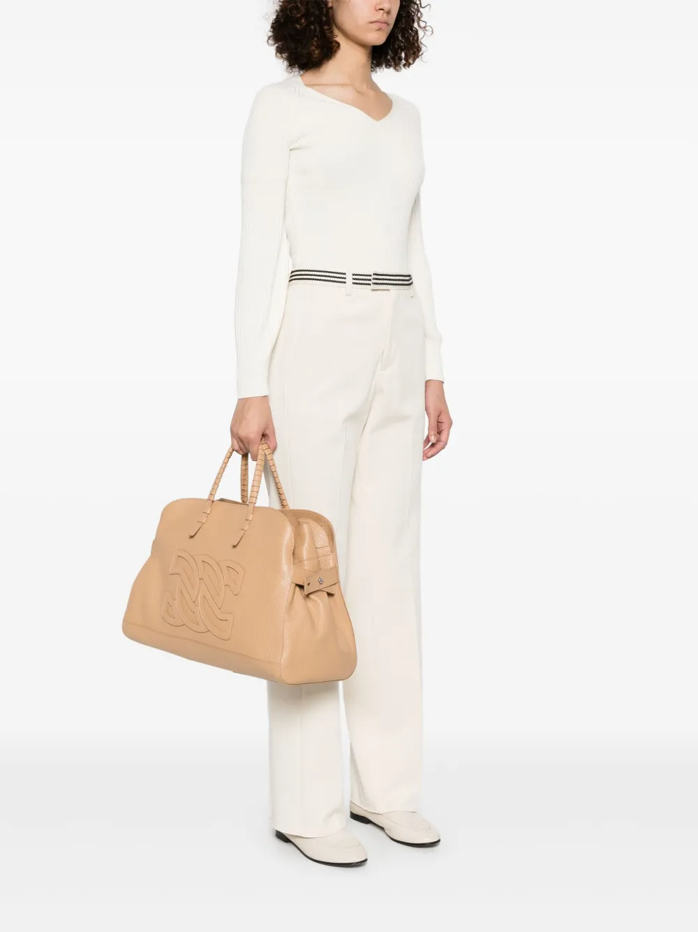 Casadei Park Avenue shopper - Beige