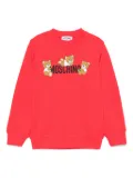 Moschino Kids Teddy Bear sweatshirt - Red