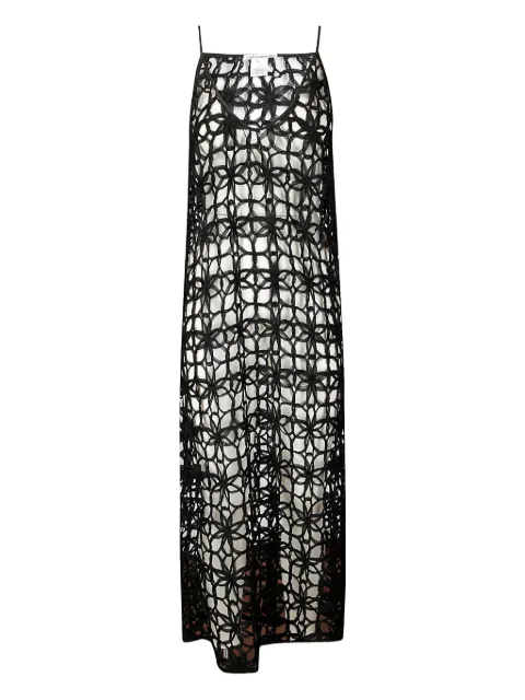 Stefano Mortari vestido midi de crochet