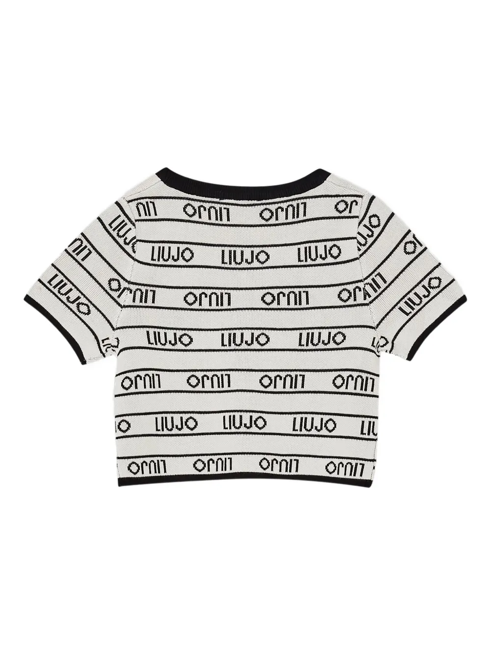 LIU JO top con cuello redondo y logo | Playeras | Image 2