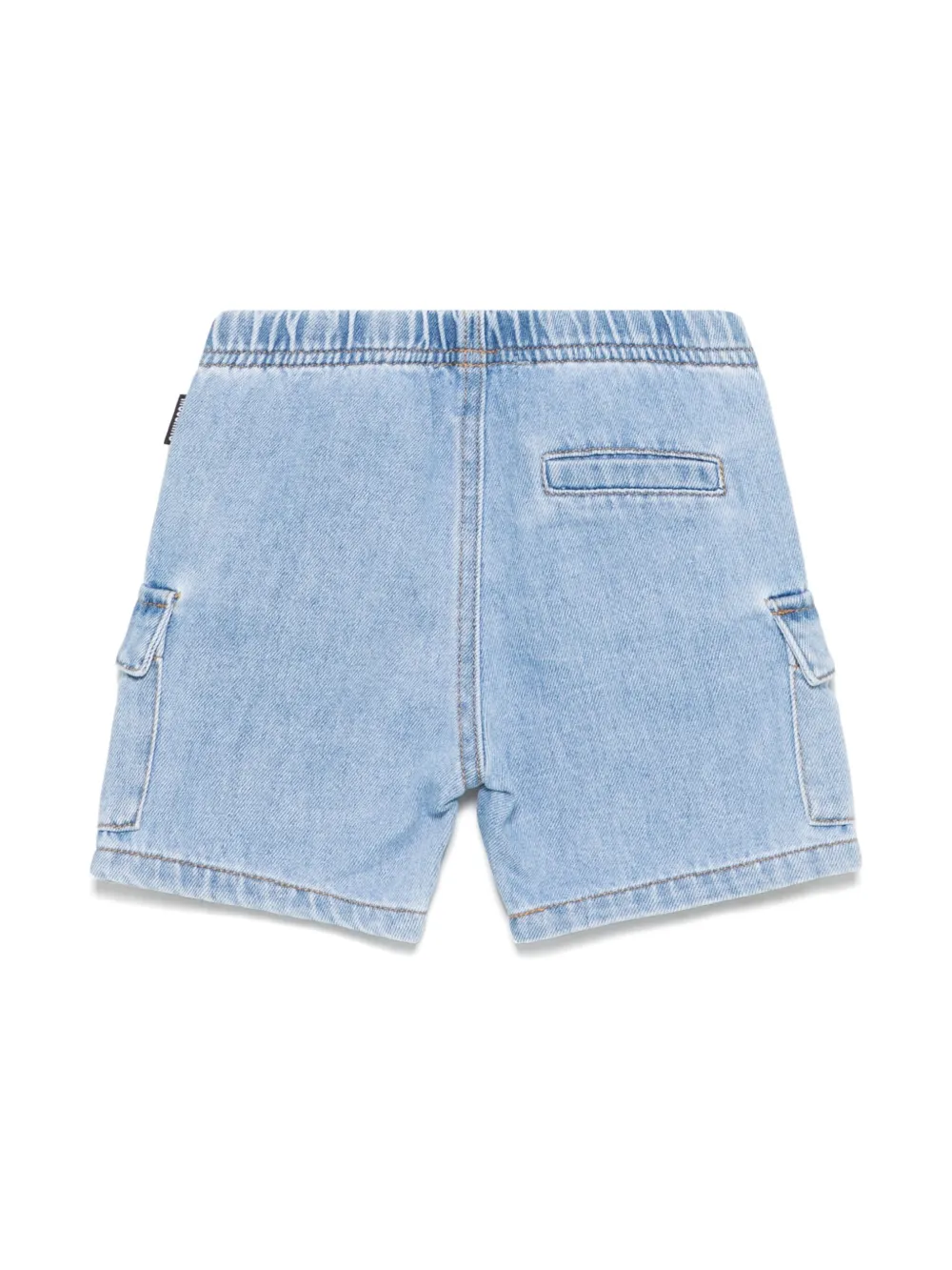 Moschino Kids Teddy Bear-embroidered shorts - Blauw