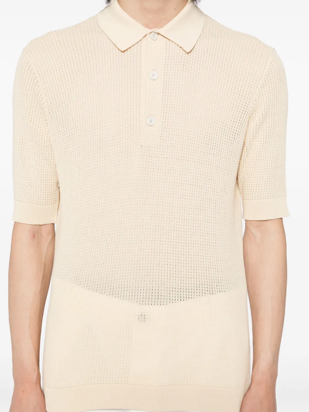 Lardini Katoenen poloshirt Beige