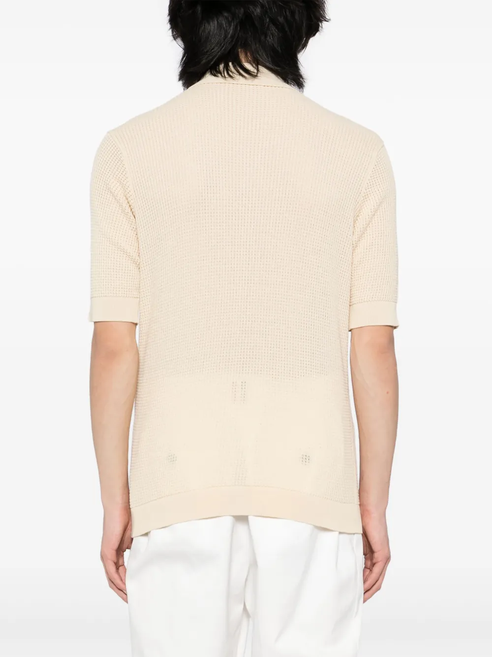 Lardini Katoenen poloshirt Beige