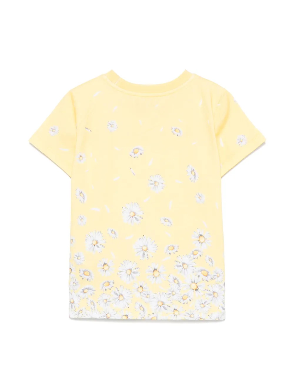 Moschino Kids floral-print T-shirt - Geel