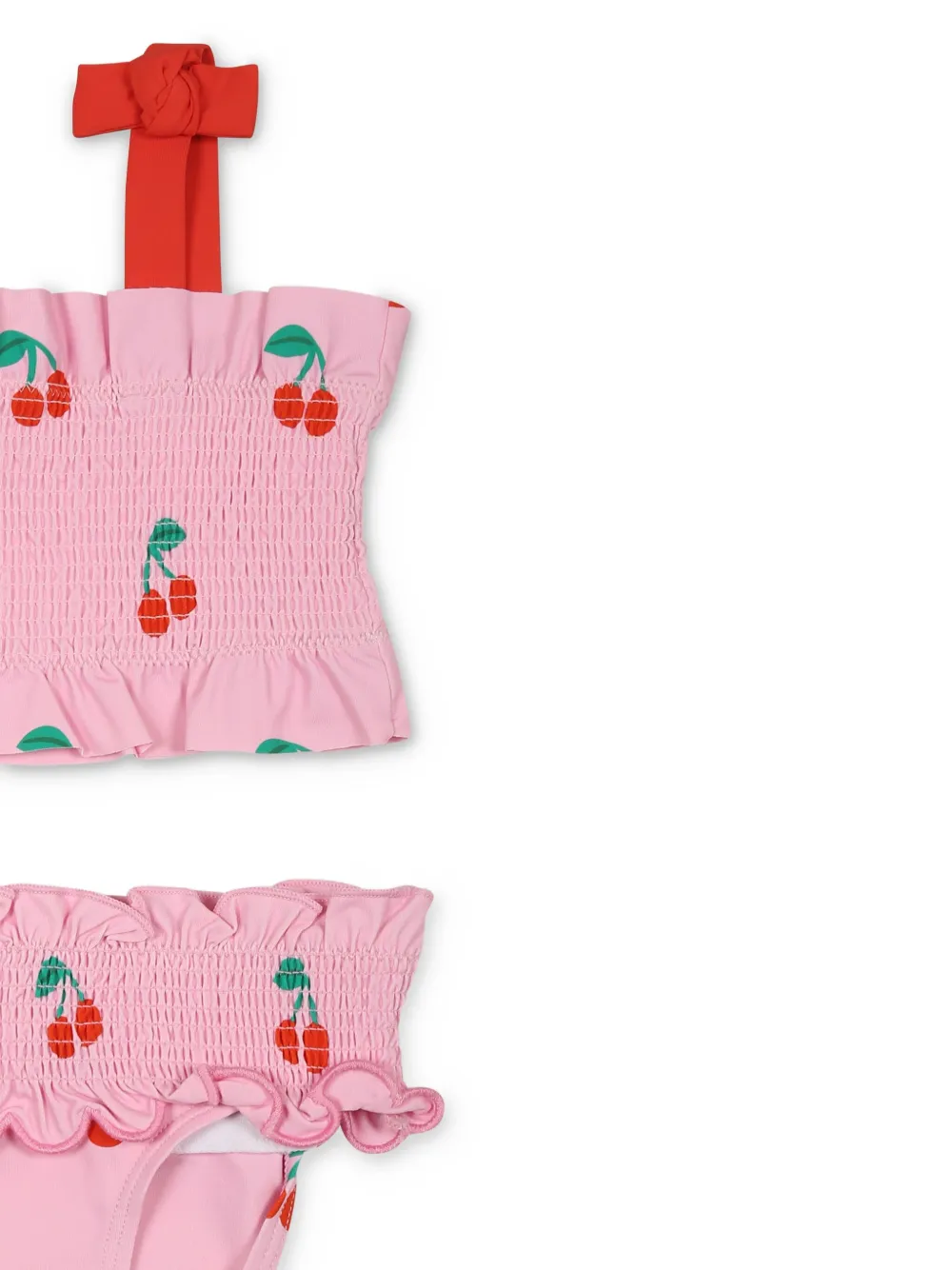 Stella McCartney Kids Bikini met kersenprint Roze