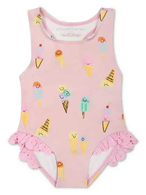 Stella McCartney Kids bañador Ice Cream Print