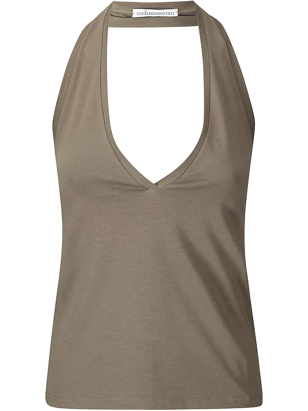 Stefano Mortari open-back tank top - Verde