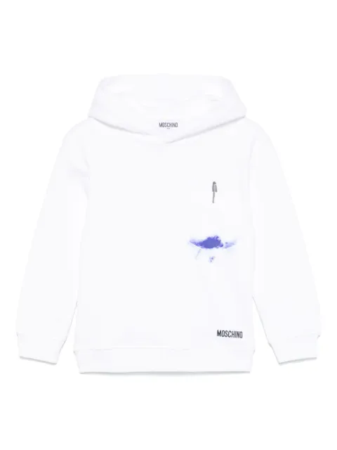 Moschino Kids trompe l'oeil-print hoodie 