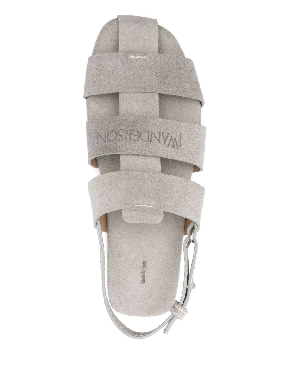 JW Anderson Fisherman suède sandalen Grijs