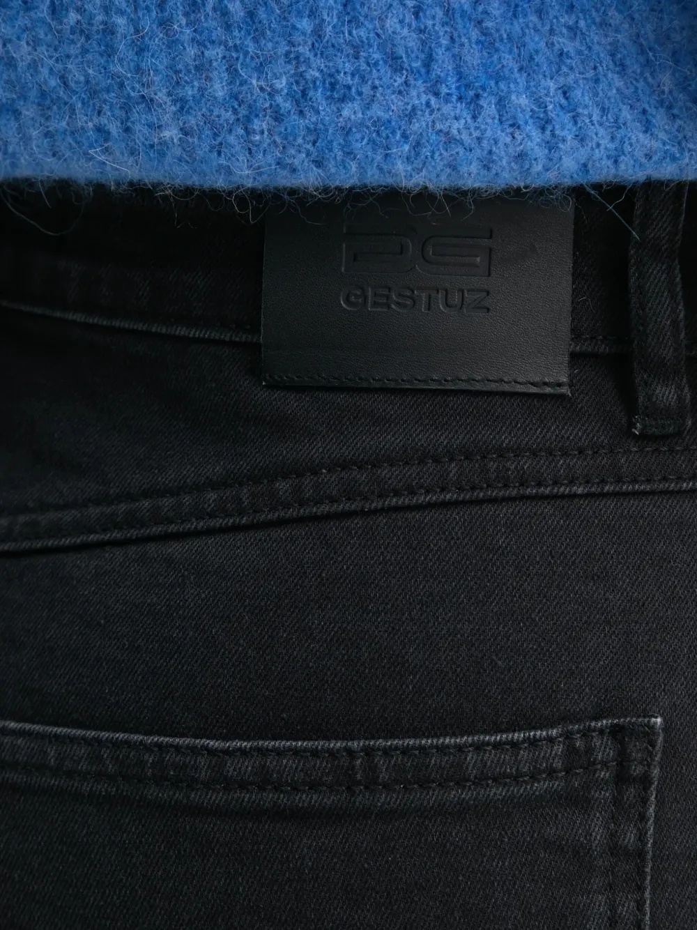 Gestuz Mini-spijkerrok Zwart