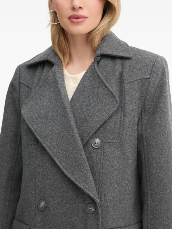 Gestuz double-breasted Coat | Grey | FARFETCH