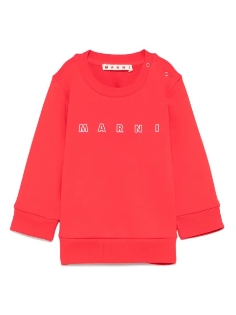 Marni Kids logo-print sweatshirt