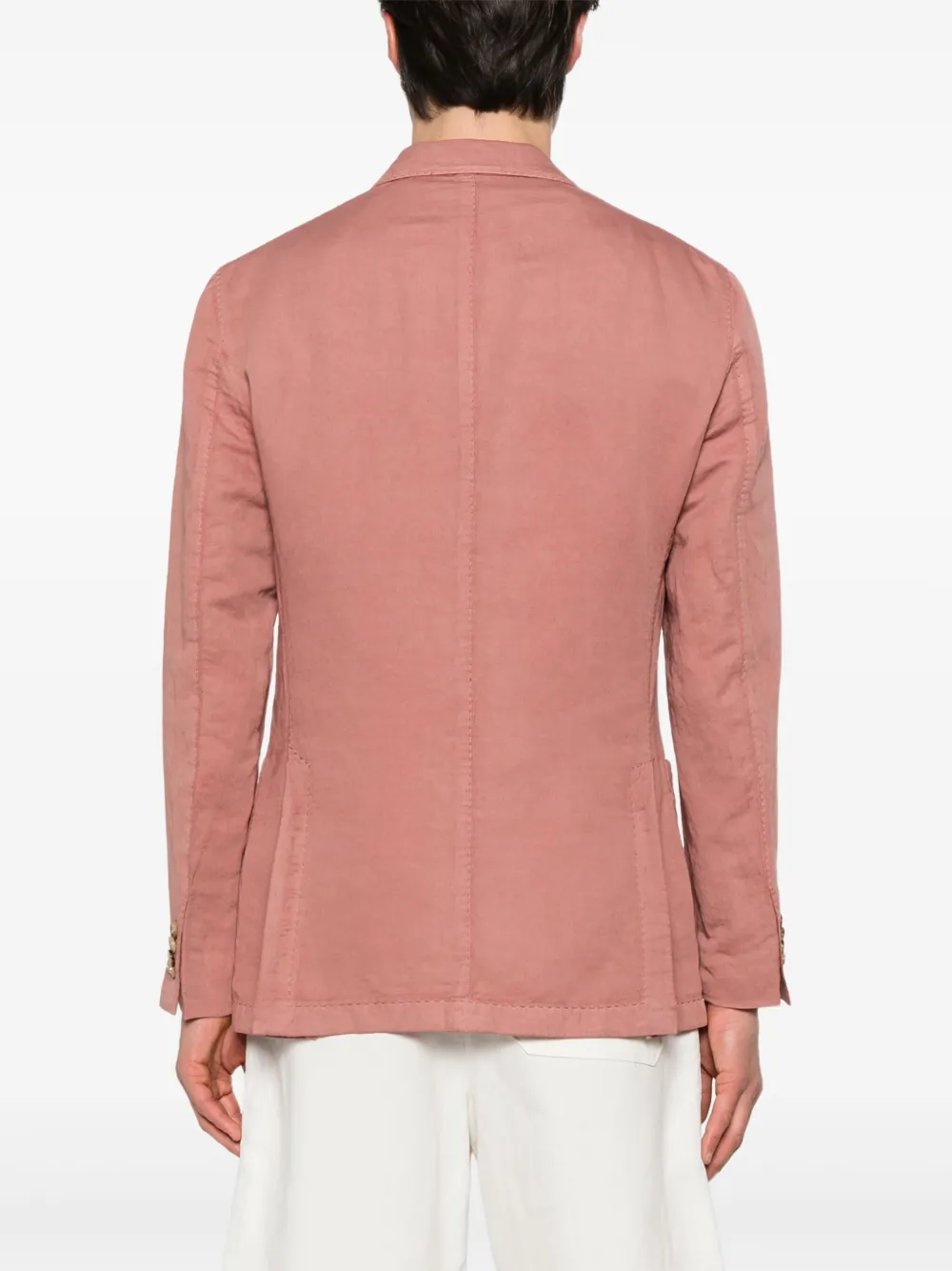 Boglioli Blazer met dubbele rij knopen Roze