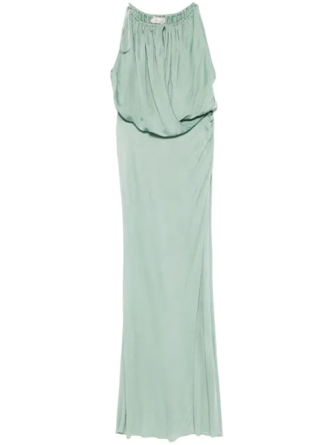 Blumarine draped-detail maxi dress