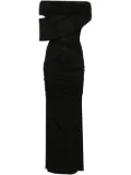 Blumarine ruched maxi dress - Black