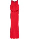 Blumarine draped-detail maxi dress - Red