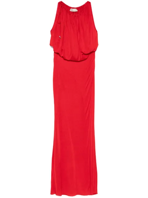 Blumarine draped-detail maxi dress