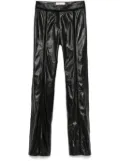 Blumarine leather trousers - Black