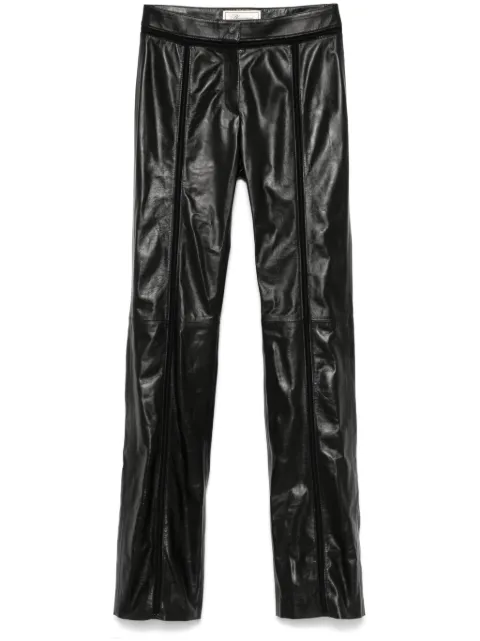 Blumarine leather trousers