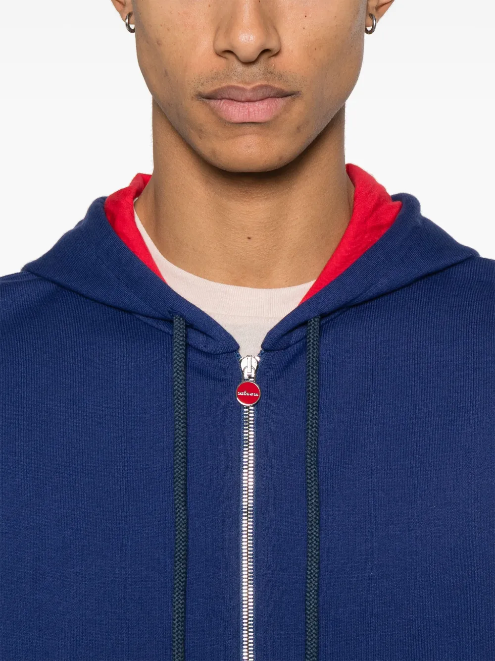 Kiton Katoenen trainingspak Blauw