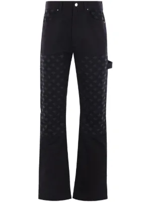 AMIRI Stack Workman straight-leg Jeans | Black | FARFETCH