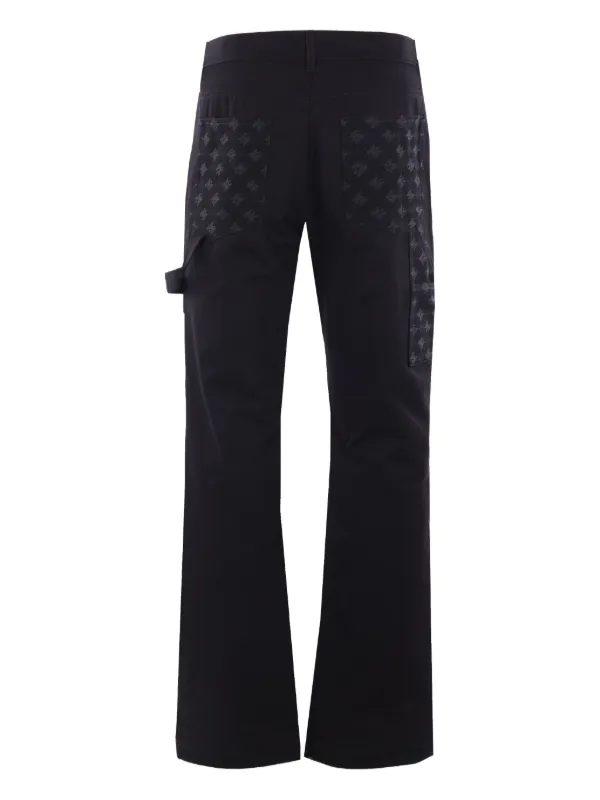 【送料&関税込】AMIRI Pants 関税込☆AMIRI☆ブラック マルチポケット カーゴパンツ パンツ