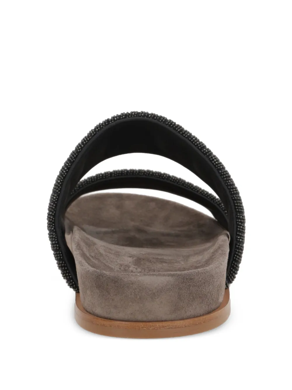 Brunello Cucinelli monili detailing slides Grey