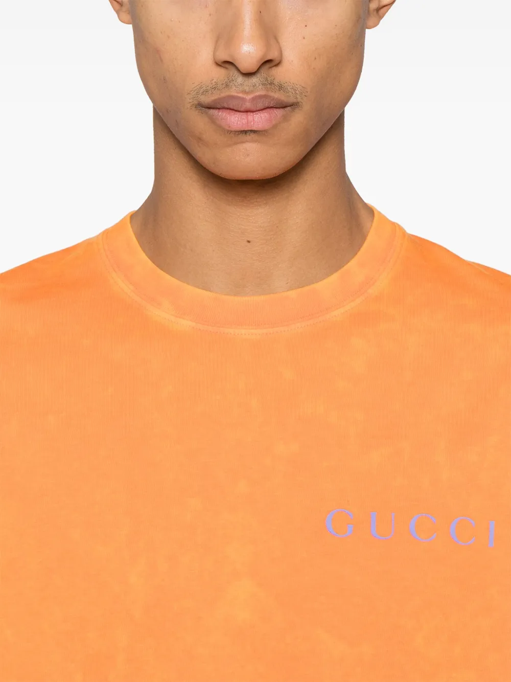 Gucci T-shirt met print Oranje